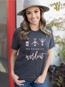 "My Favorite Workout" T-shirt (M,L,XL,XXL,XXXL)