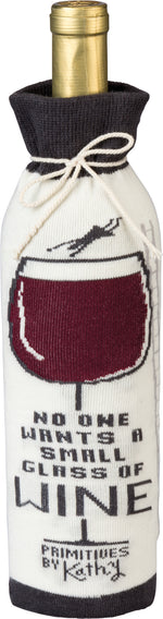 Load image into Gallery viewer, Wine Bottle Sock - Of Course Size Matters
