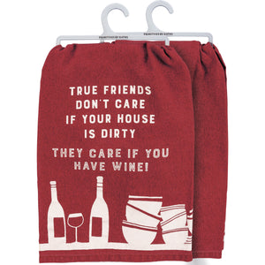 "True Friends" Cotton Kitchen Towel