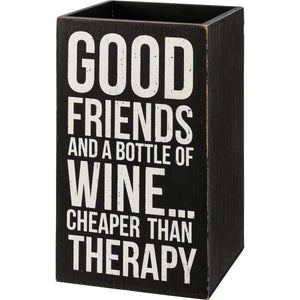 "Good Friends" Wine Box