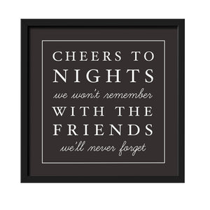 "Cheers to Nights" Cork Holder