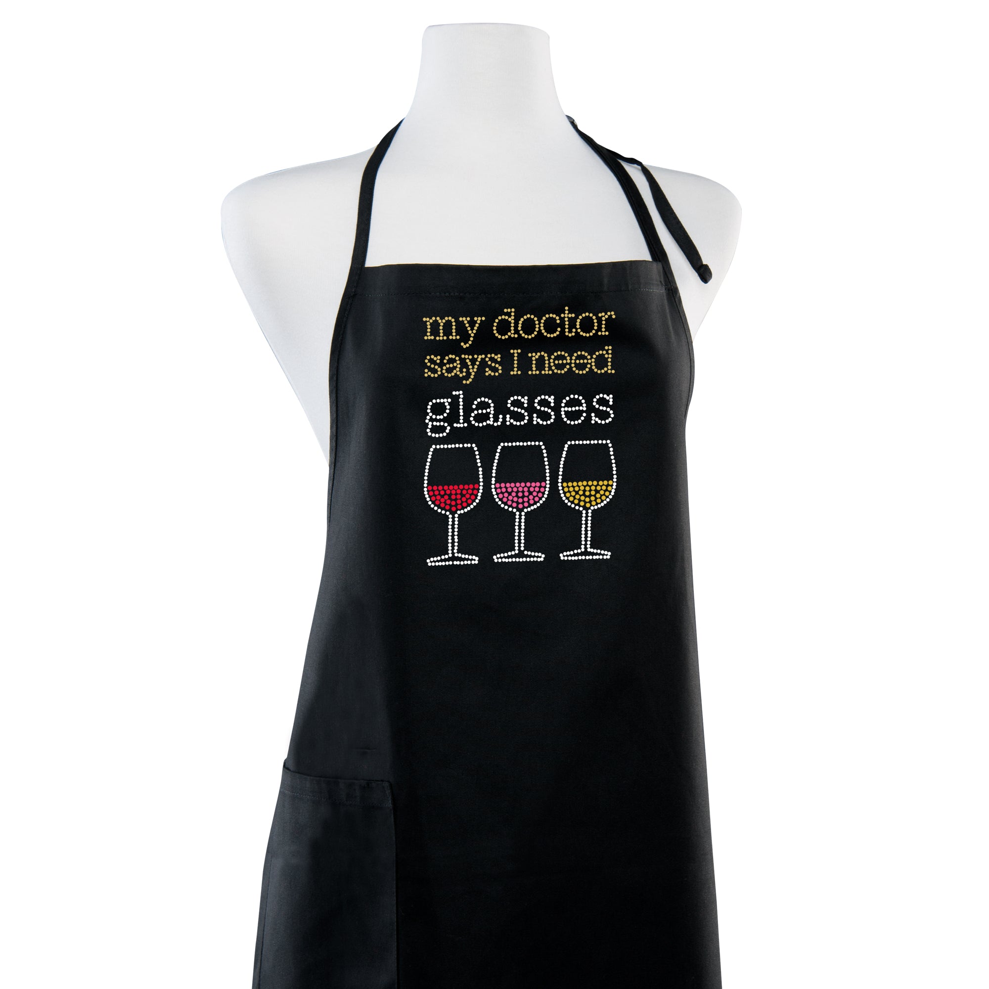 "My Doctor" Rhinestone Apron