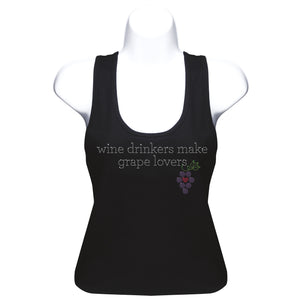 Rhinestone Tank Tops (Multiple Shirt Wordings To Choose From)