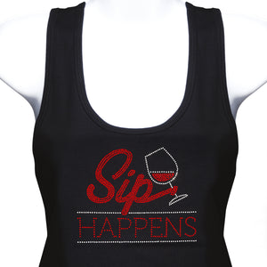 Rhinestone Tank Tops (Multiple Shirt Wordings To Choose From)