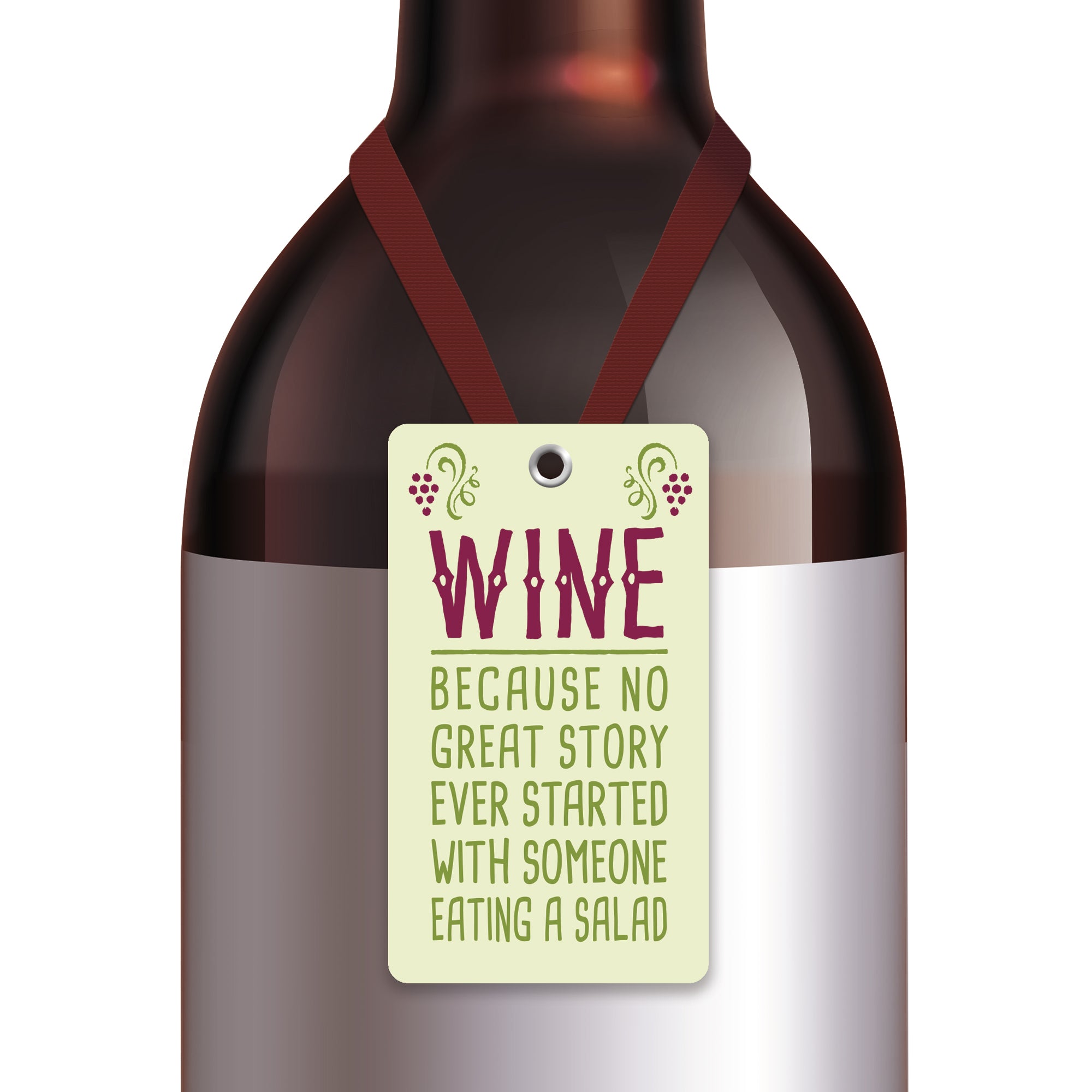 Wine Bottle Gift Tags - 5 Sayings to Choose From