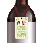 Load image into Gallery viewer, Wine Bottle Gift Tags - 5 Sayings to Choose From
