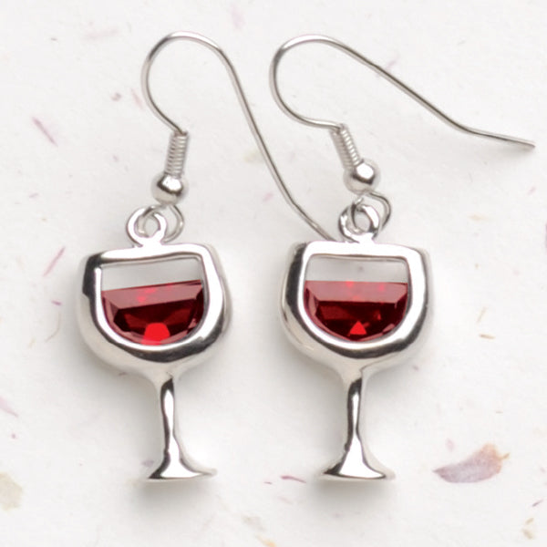 Red Wine Earrings