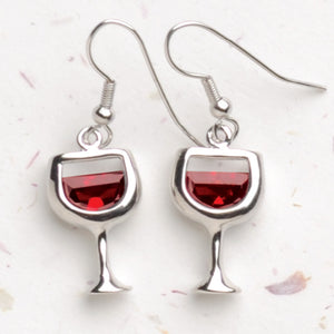 Red Wine Earrings